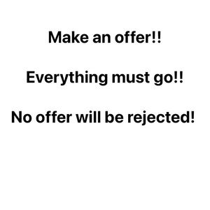 Closet Closing! Everything Must Go!